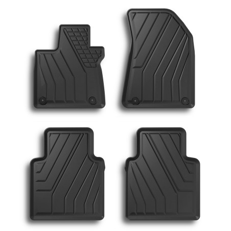 Tappetini compatibili con MG HS II PHEV dal 2024 in poi, su misura in Gomma TPE